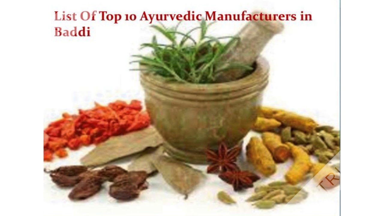 Top 10 Ayurvedic Manufacturers in Baddi