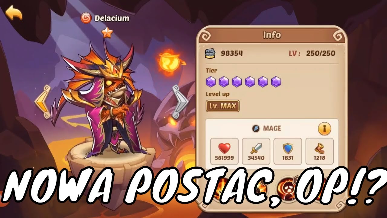 IDLE HEROES NOWY OP HERO? DELACIUM I OPIS EVENT&Oacute;W