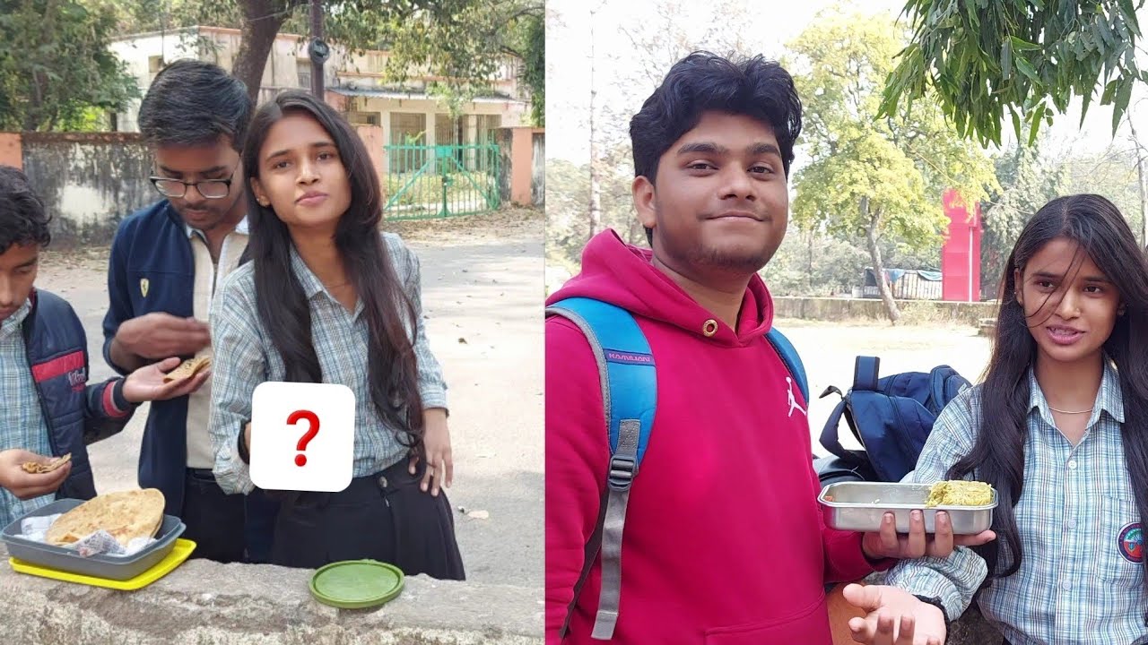 Class ke baad lunch kiya or  shreshta ye kya le aya lunch me 🥲😯