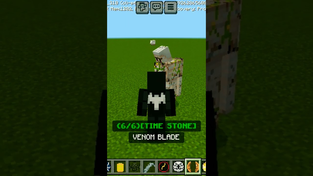 Venom Attacked On Minecraft Golem!! #shorts #minecraft @craftz765