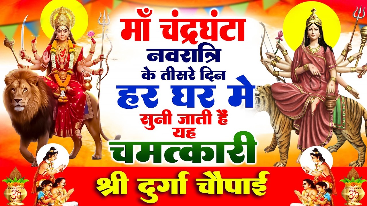 माँ चंद्रघंटा नवरात्र के तीसरे दिन हर घर में सुनी जाती हैं यह दुर्गा माता चौपाई | Navratri 3rd Day
