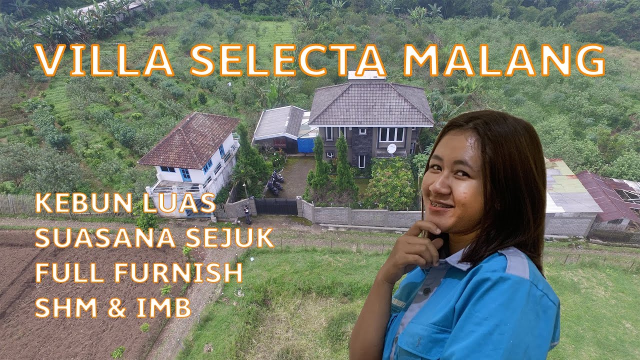VILLA MURAH DI KOTA BATU DENGAN KEBUN YANG LUAS DAN BERSAHABAT