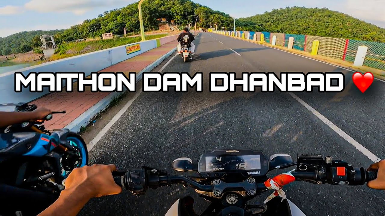 Road trip day2 / Maithon Dam Dhanbad / mt15 motovlog ❤️