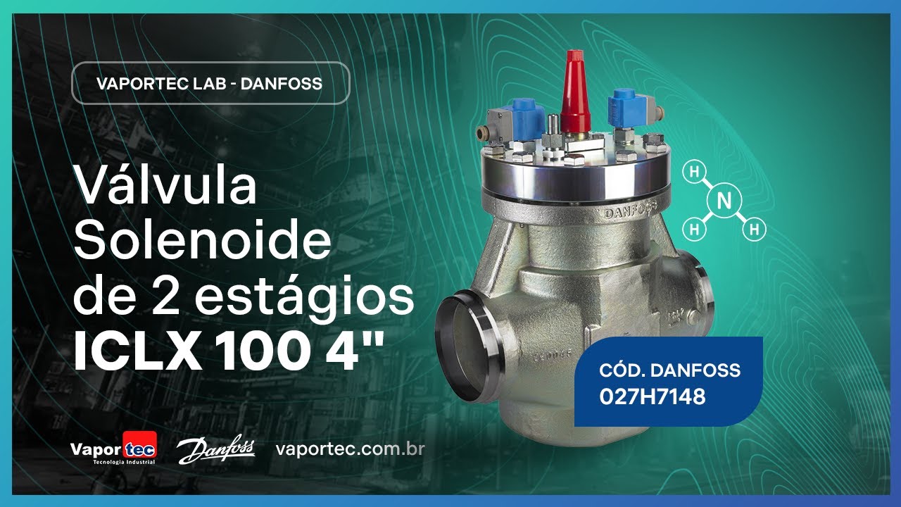 Válvula Sol. 2 estágios ICLX  100  4'' Danfoss  - Código 027H7148