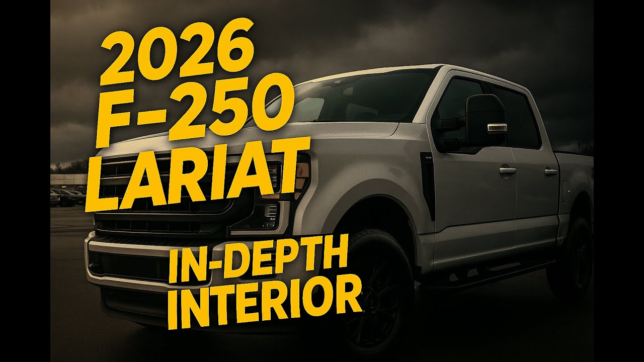2026 F250 Lariat Ultimate Package Interior Overview