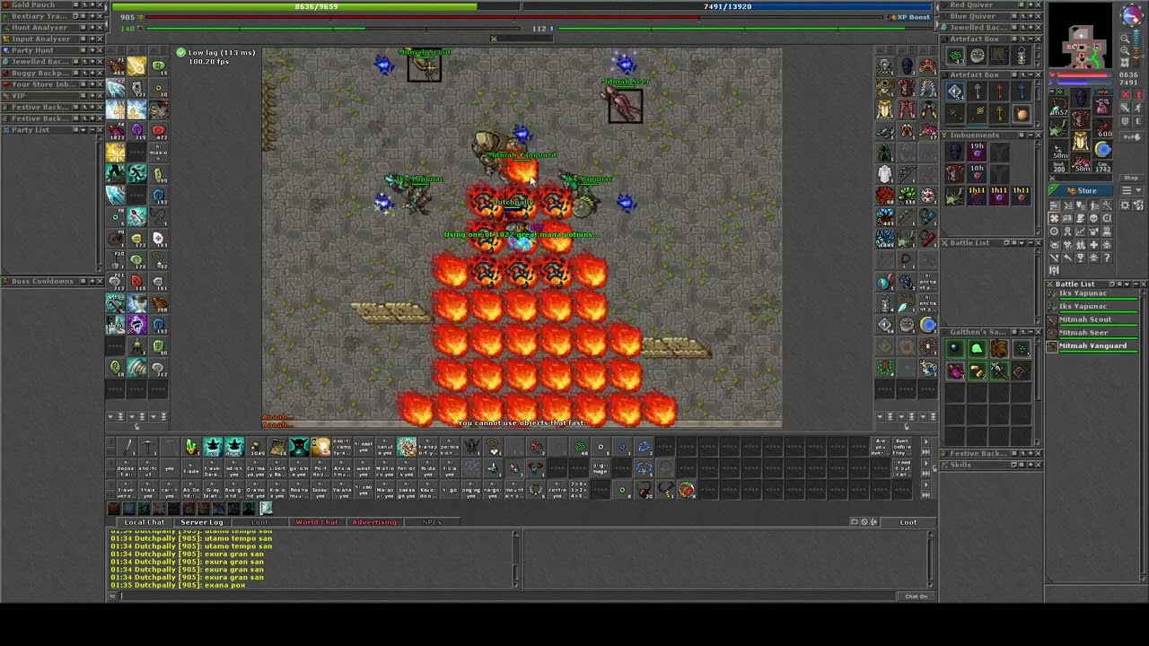 mitmah and  ahau  solo rp easy way tibia