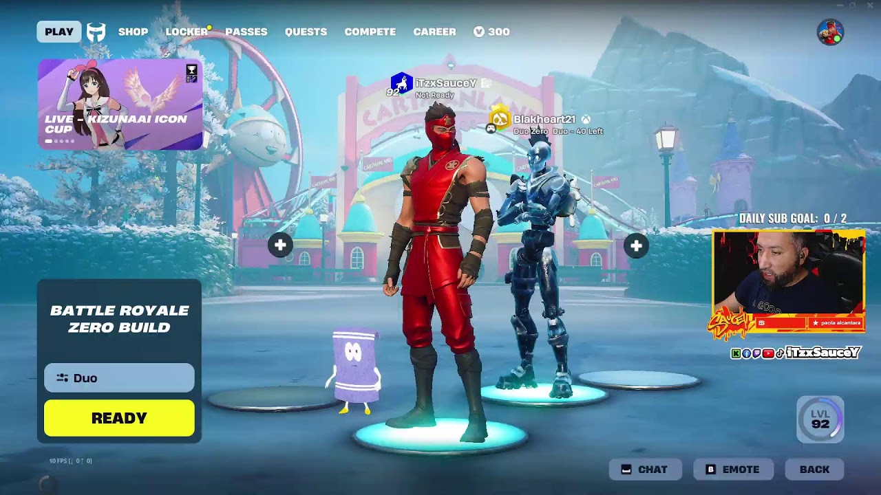 🔴LIVE - 🔥SAUCEY POWER HOUR S4E4 - FORTNITE ZERO BUILD!!🔥