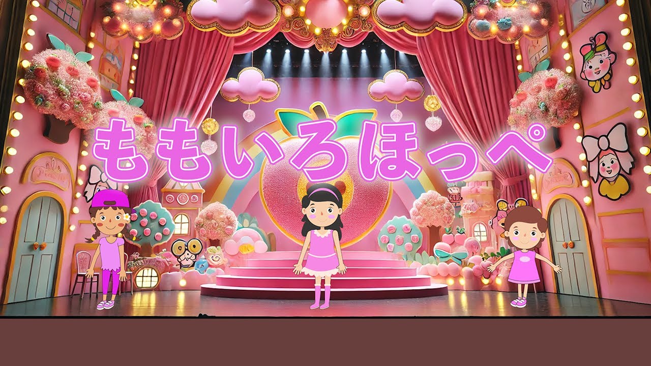 ももいろほっぺ（おかあさんといっしょ）　歌：NEUTRINO（歌詞付き）