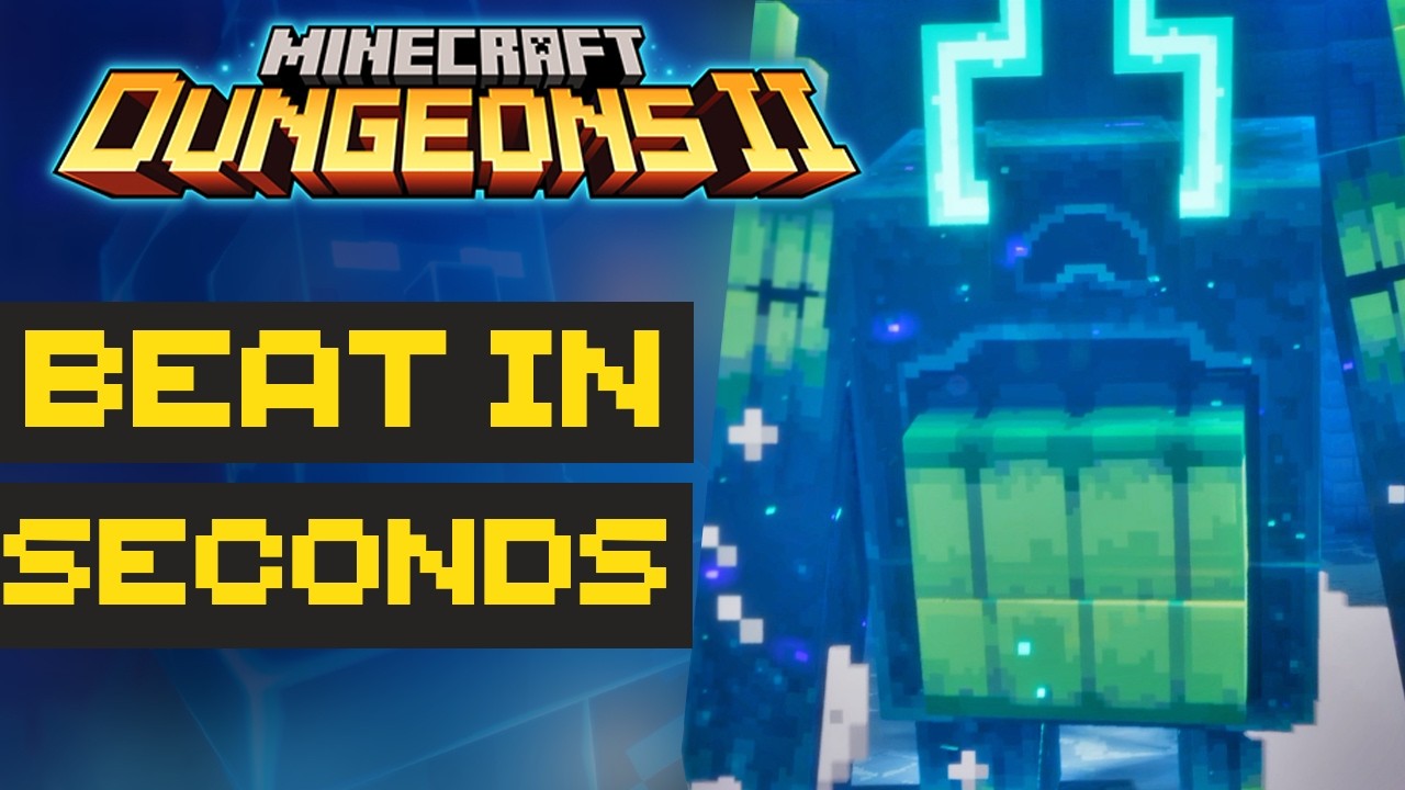 Как победить ЛЮБОГО босса за секунды в Minecraft Dungeons 2