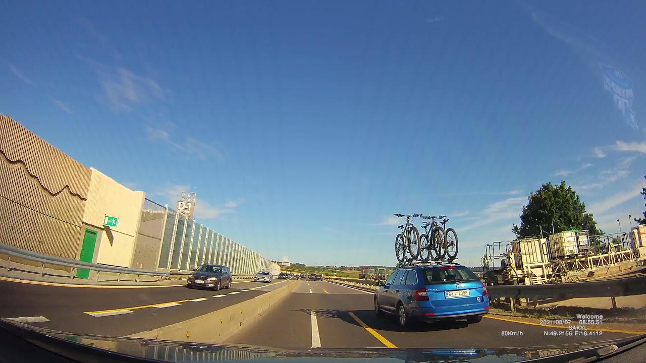 Driving Brno - Praha (198km)