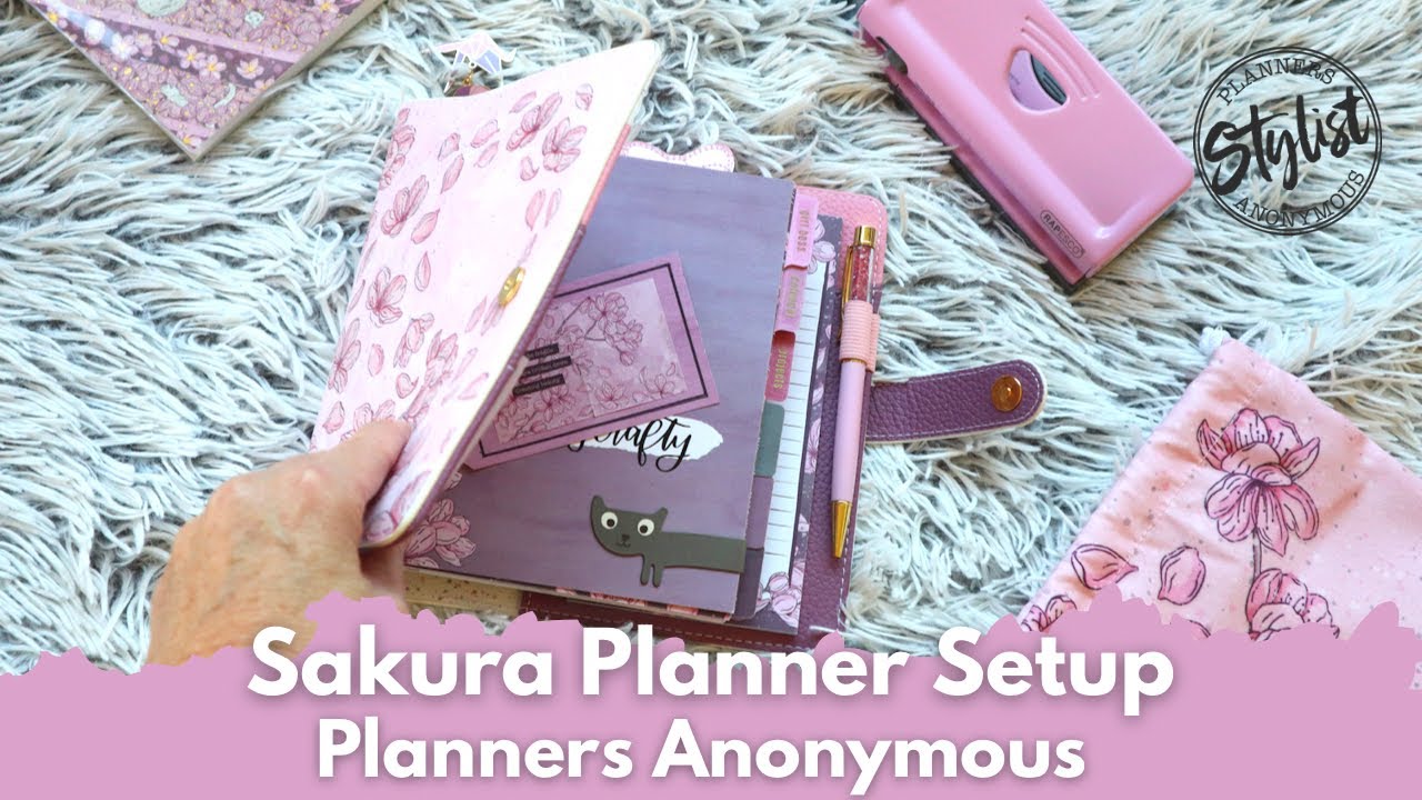 Sakura planner setup | Planners Anonymous Melody planner