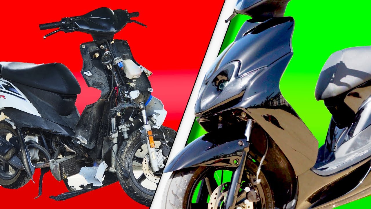 Restaurar Una Moto De Desguace o Chatarra