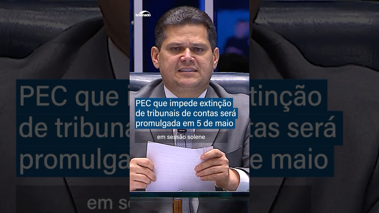 PEC da Essencialidade ser&aacute; promulgada em 5 de maio, anuncia Davi Alcolumbre - #Shorts
