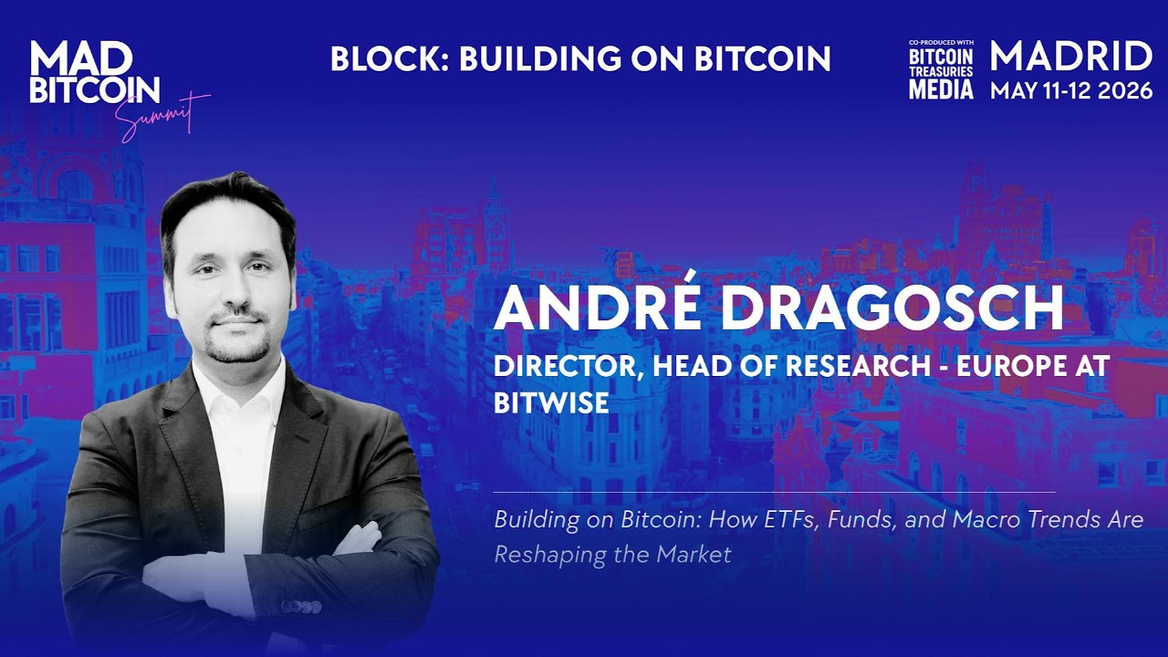 Выступление Андре Драгоша на Mad Bitcoin Summit 2026