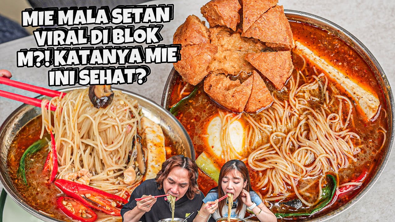 MIE MALA SETAN TERSEHAT DIDUNIA?! BORONG MAKANAN VIRAL BLOK M