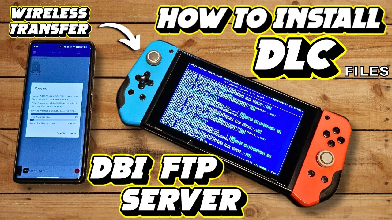 Как установить DLC в игру по беспроводной сети на Nintendo Switch с помощью FTP-сервера DBI 2026