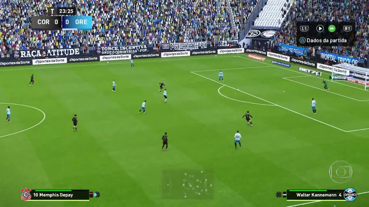 OITAVA PARTIDA DO BRASILEIRÃO CORINTHIANS X GREMIO