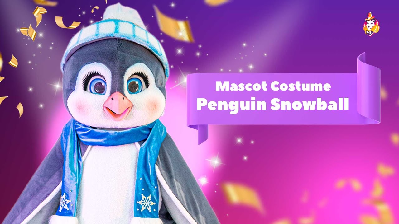 Penguin Snowball Mascot Costume