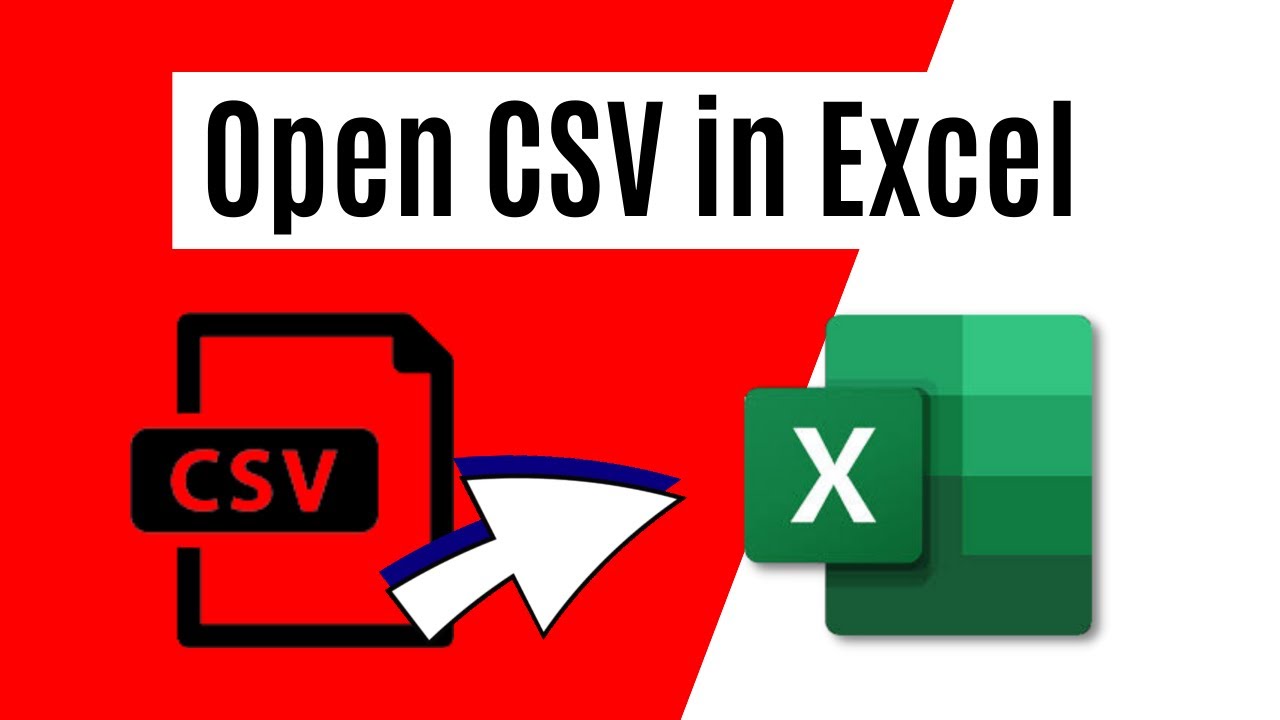 Как открыть CSV-файл в Excel