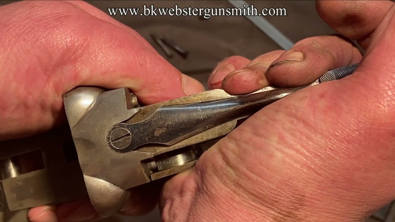 A simple repair to a classic English shotgun.