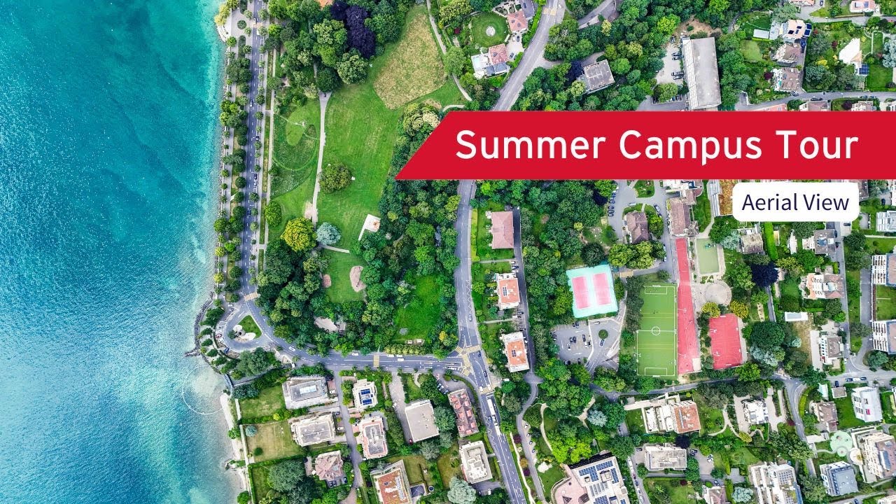 Stunning lakeside campus aerial tour | Coll&egrave;ge Champittet from the sky