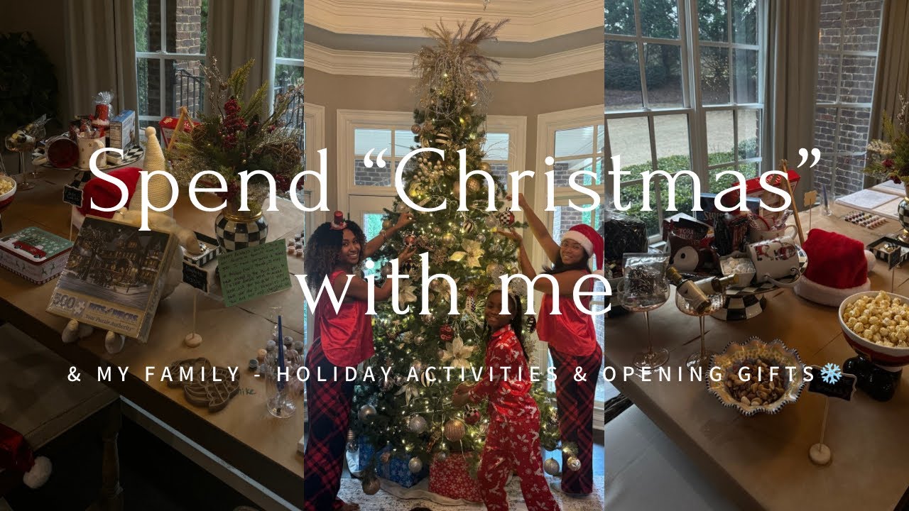 Spending an early christmas at my moms | vlogmas