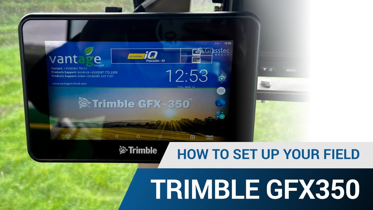 How to Set up your Field Trimble GFX350