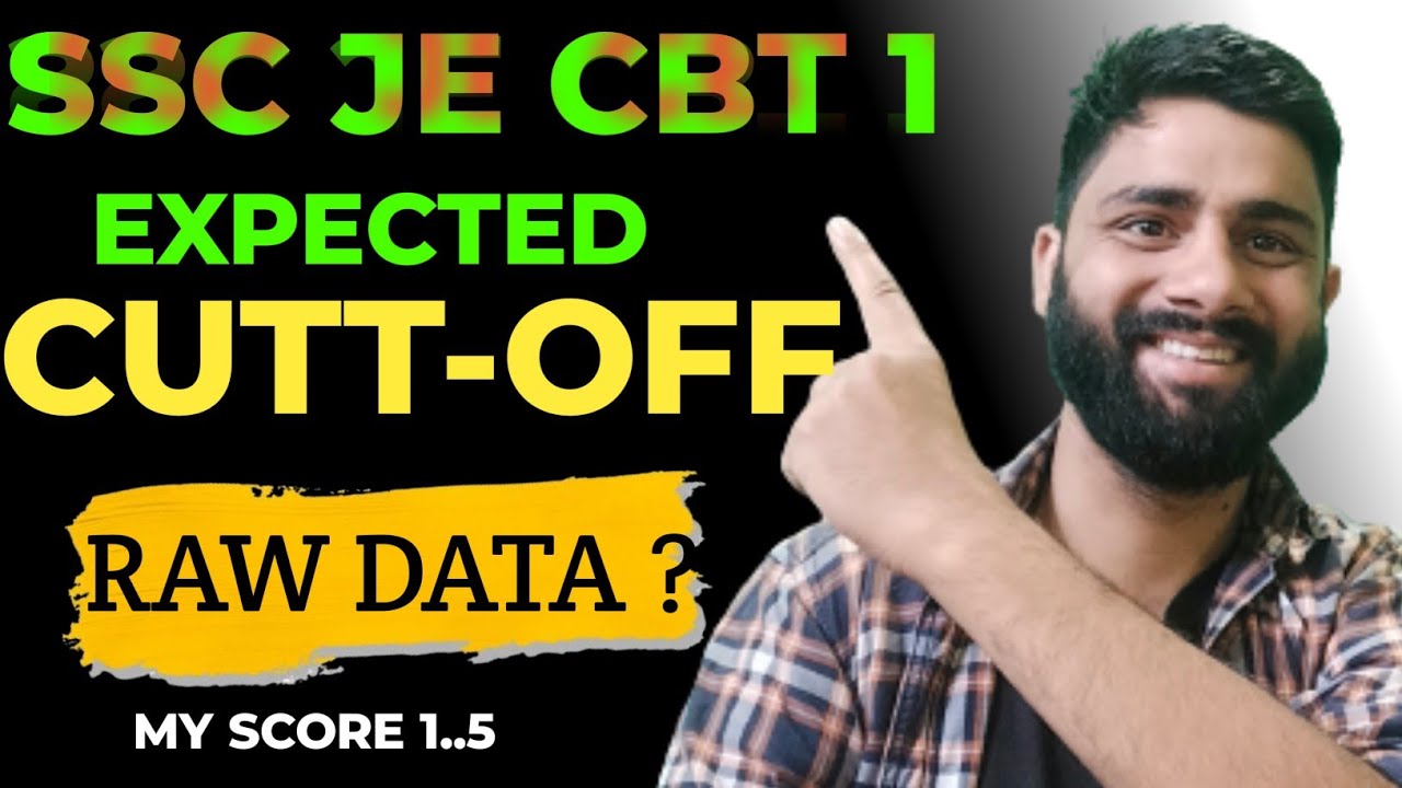 SSC JE CBT 1 FINAL CUTOFF AND RESULT | SSC JE 2025 RESULT KAB TK ? SSC JE MAINS MARKS 