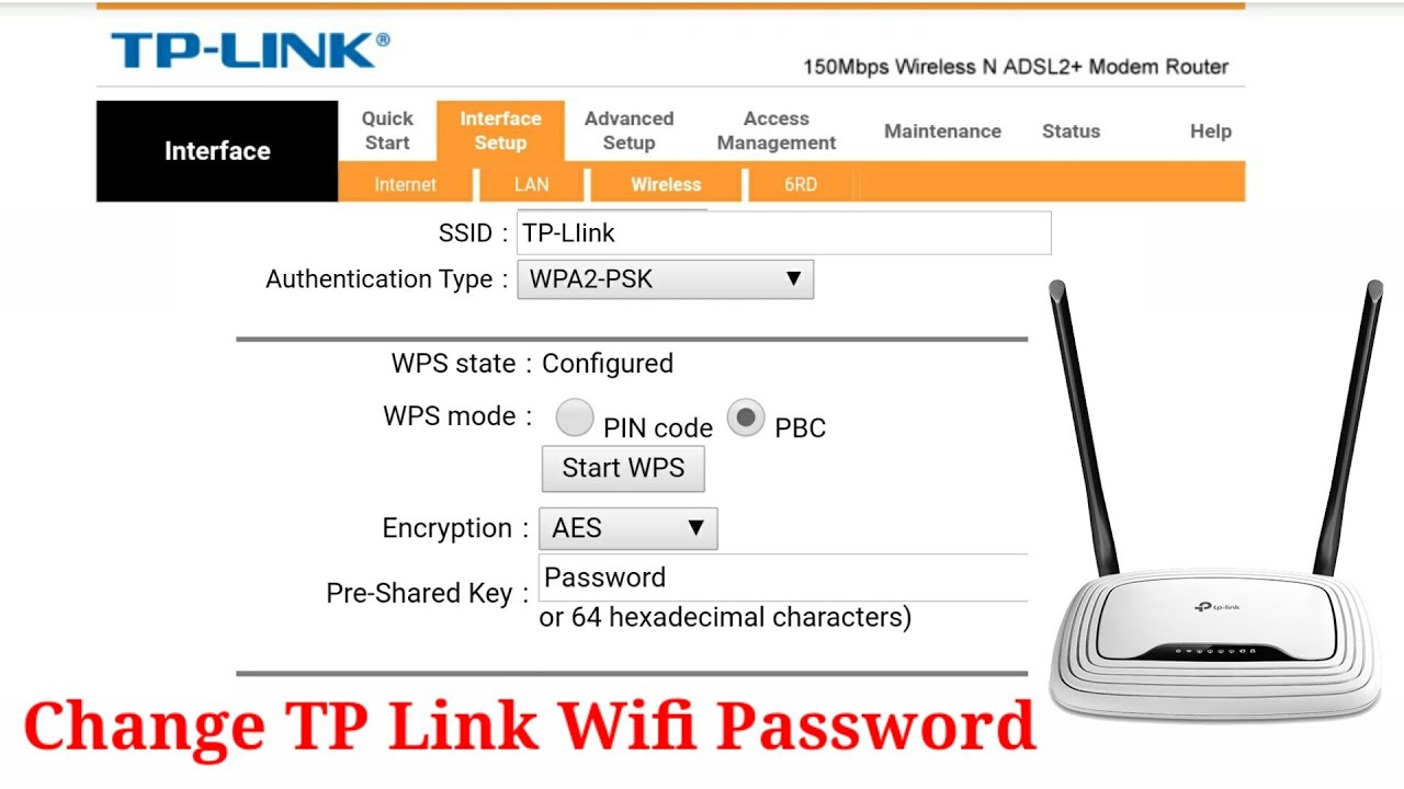 How To Change TP Link Wifi Password  | TP Link Wifi Password Change | TP Link Wifi