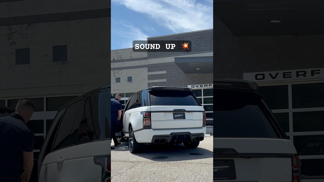 Overfinch exhaust revs on the Range Rover V8 supercharged 🔊🔊