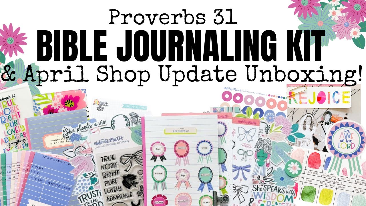New Bible Journaling Kit & Products Unboxing