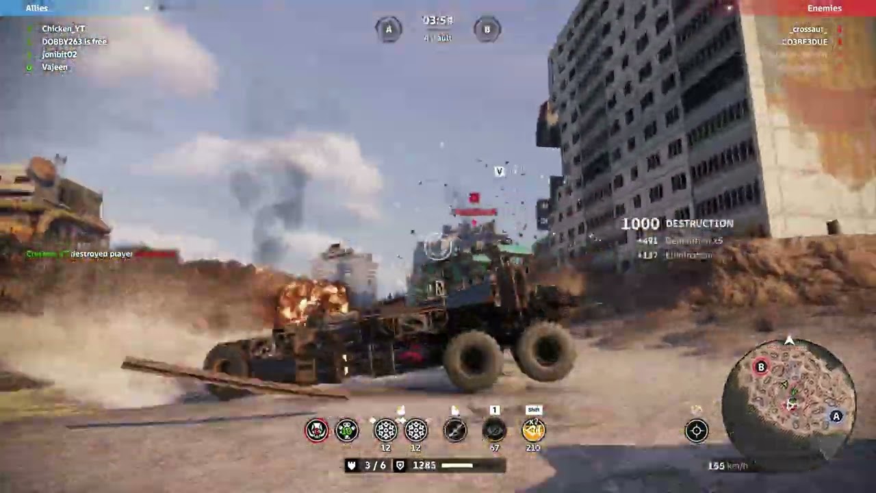 Crossout: A Collection of Tusk matches