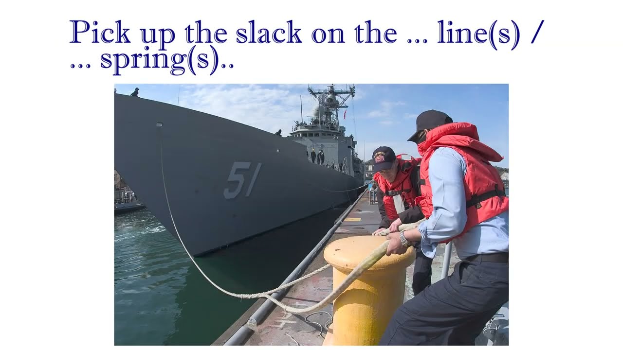 MARITIME ENGLISH #22 | BERTHING AND UNBERTHING