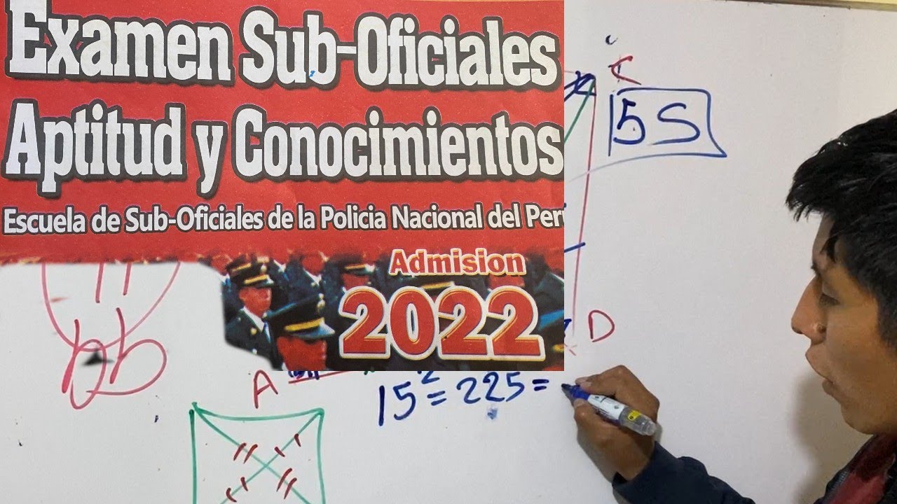 Examen de APTITUD Y CONOCOMIENTOS 2022 - PNP