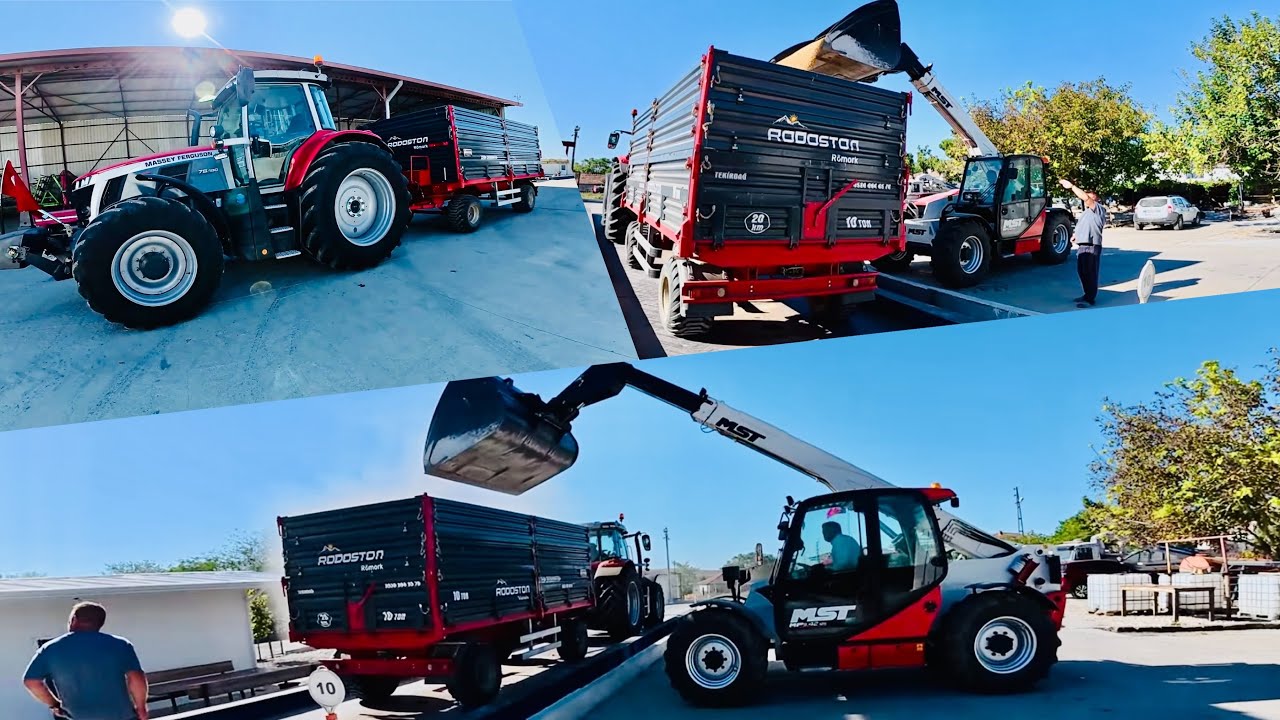 ARPA TOHUMLARINI ALMAYA GİDİYORUM | MASSEY FERGUSON 7S.180
