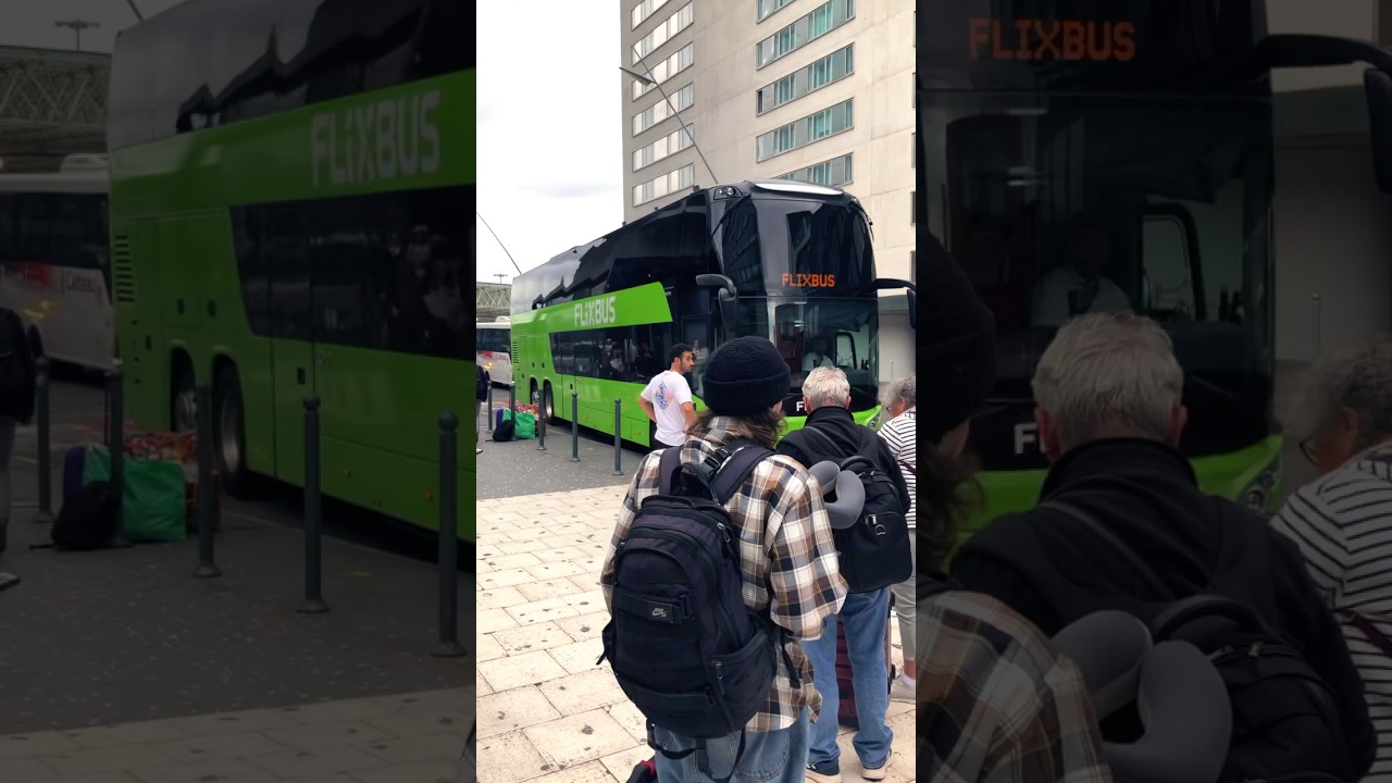 Flixbus service 848 from Lille to London Victoria via eurotunnel 🇫🇷🇬🇧