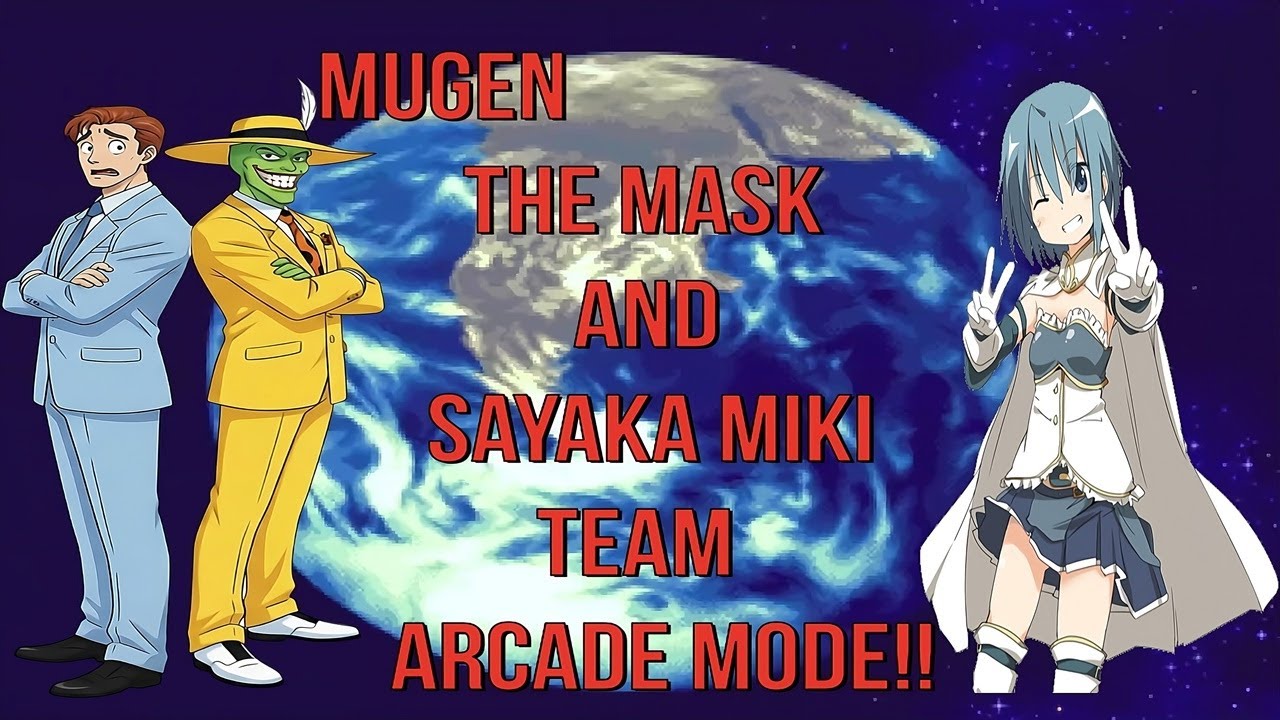 MUGEN The Mask (Pots) And Sayaka Miki (Custom Style) Longplay!!