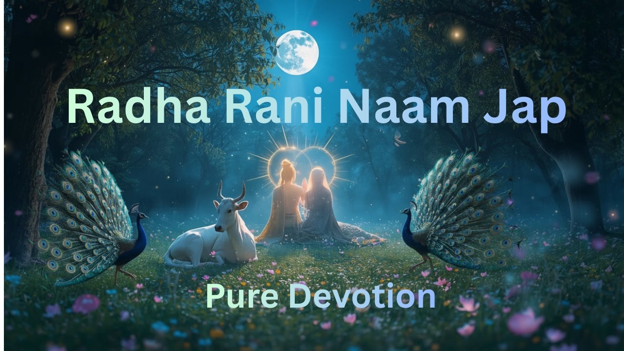 Radha Shri Radha ! Divine vibration of Shri Radha Naam ! Connects the soul to divinity