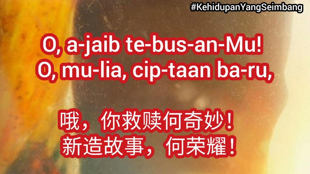 🎧🎙AJAIB TEBUSAN MU 🎼🎤 Kidung Pemulihan • K94 🎶🎵 teks dalam 3 bahasa