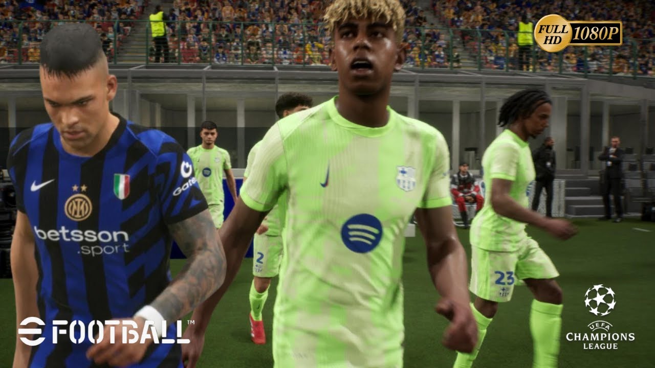 INTER DE MILAN VS FC BARCELONA - SEMIFINAL VUELTA -  UEFA CHAMPIONS LEAGUE | EFOOTBALL 2025