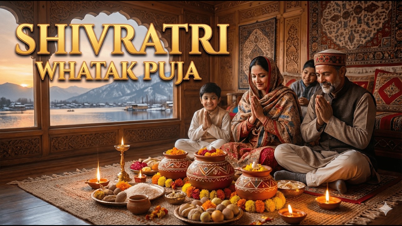 Whatak Puja | Herath | Shivratri Pooja for Kashmiri Pandits | By : Jyotshi Prem Nath Shastri