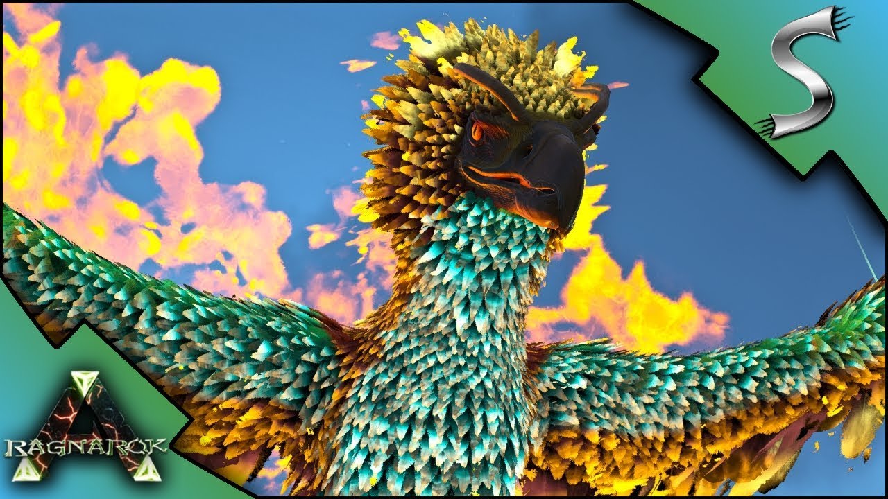 PHOENIX TAMING! PHOENIX'S EVERYWHERE MOD! - Ark: RAGNAROK [DLC Gameplay E59]