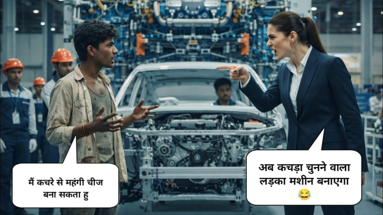 कूड़ा बिनने वाला लड़का बना दिया कचरे से महंगी चीज बनाने वाली मशीन| ये देख कर सब चौक गए फिर जो हुआ...