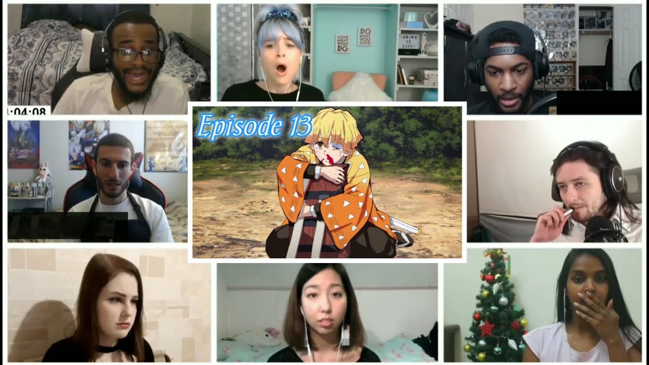 Demon Slayer || Kimetsu no Yaiba episode 13 reaction mashup