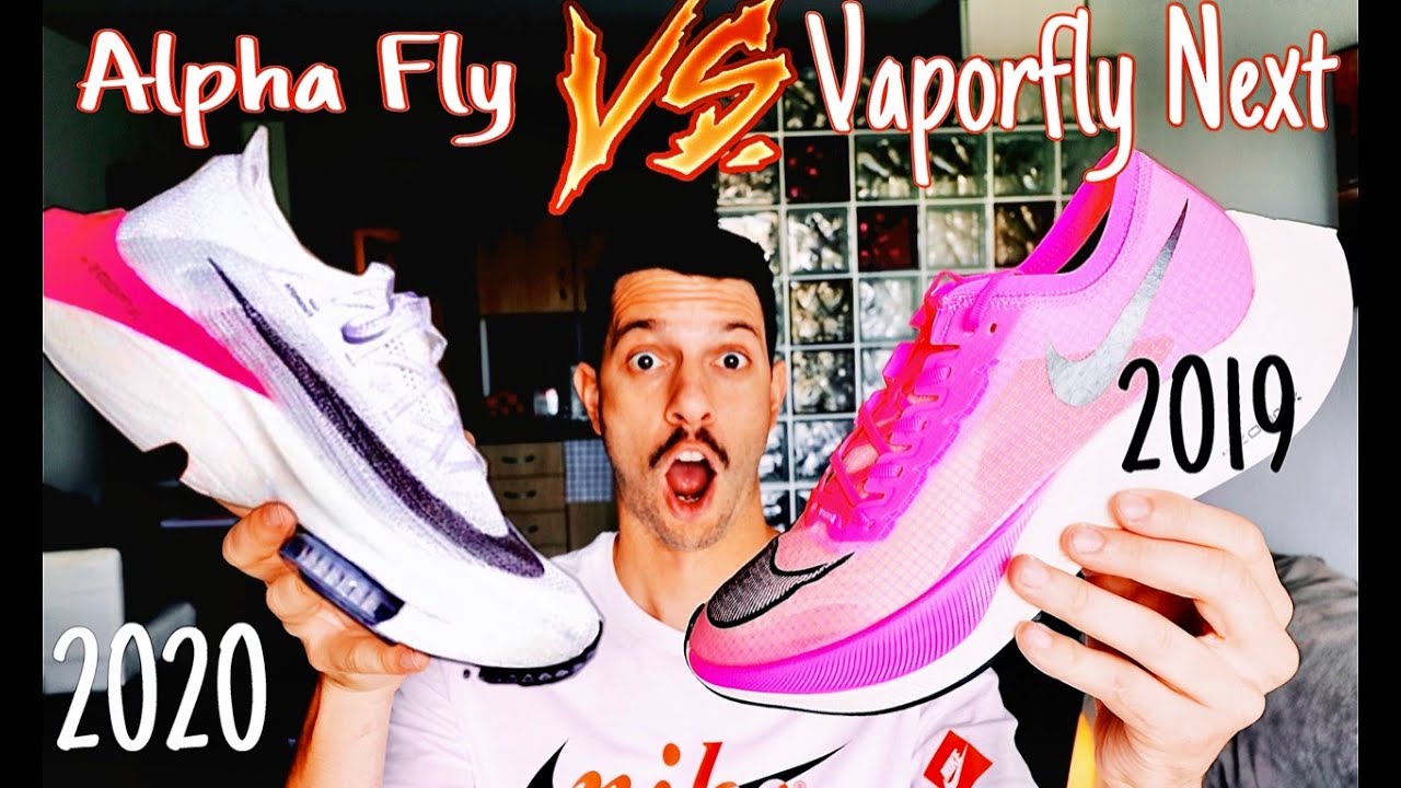 Nike Alpha Fly 🚀 VS. Vaporfly Next 4% español 🇪🇸 ¡¡COMPARATIVA!! 😱 Kipchoge INEOS 1:59