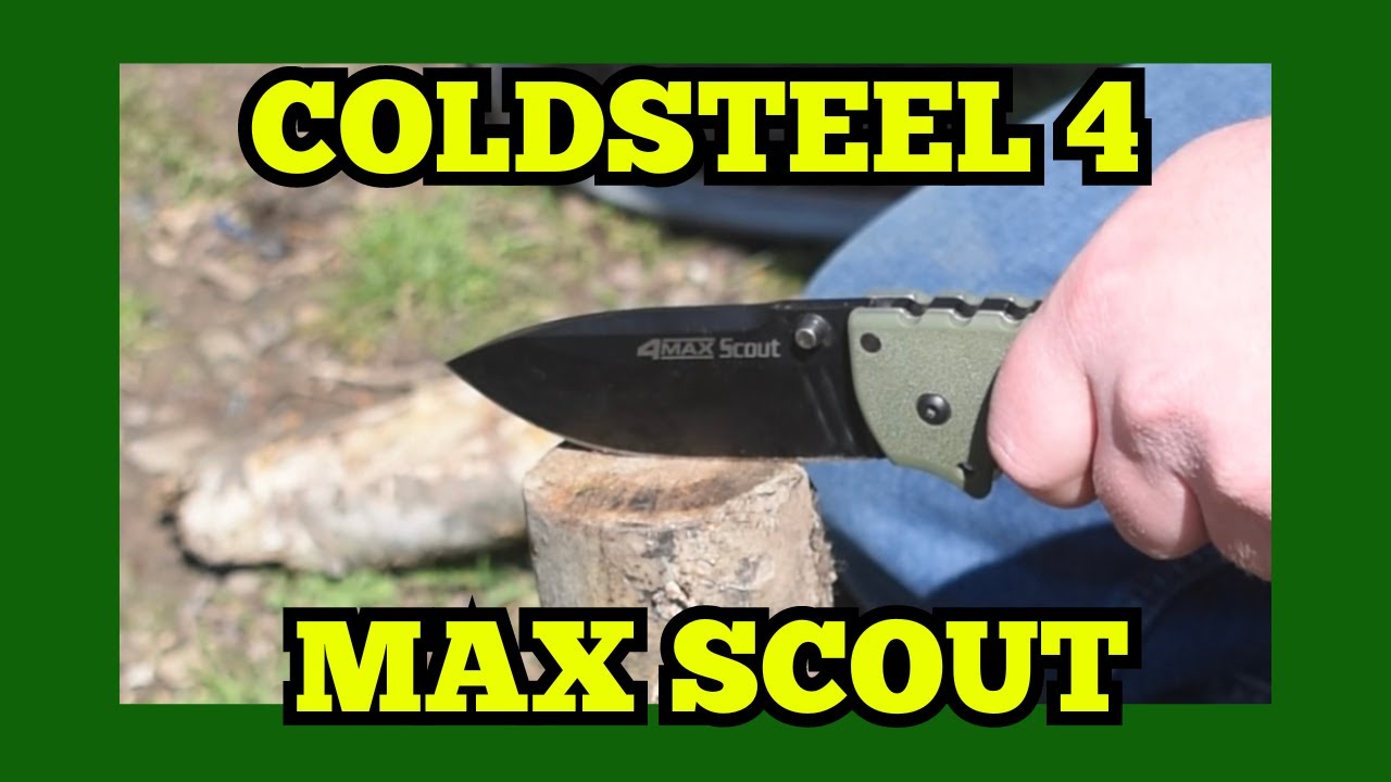 Coldsteel 4 Max Scout Mega-Knife Torture Testing
