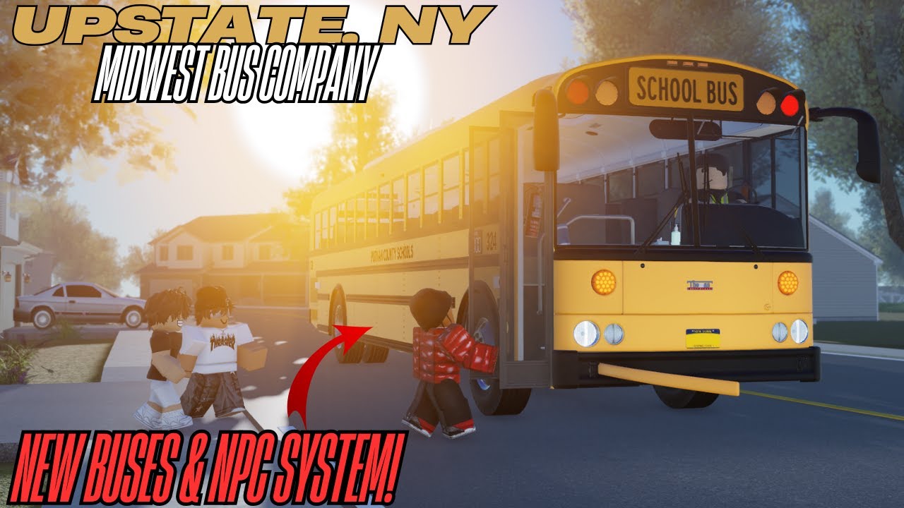 ROBLOX | Upstate, New York | NEW BUSES & NPC SYSTEM SNEAK PEEK!