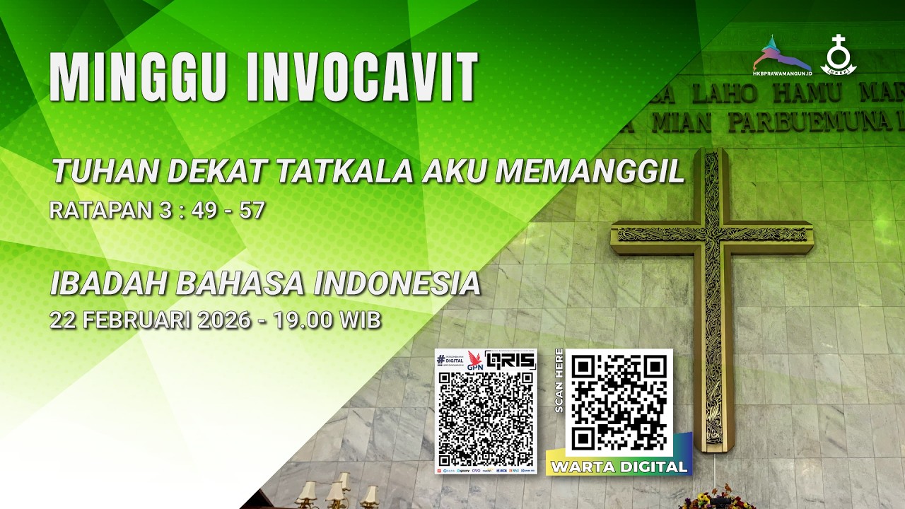 IBADAH BAHASA INDONESIA 19.00 - 22 FEBRUARI 2026