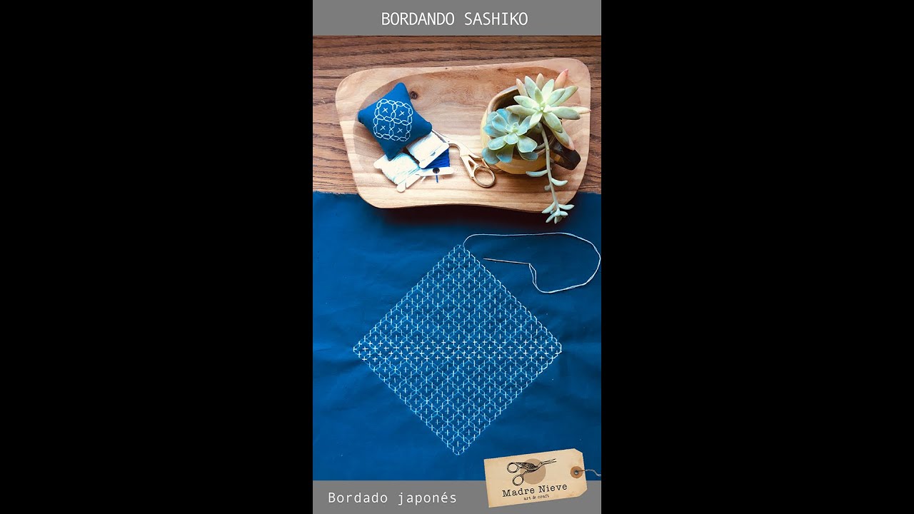Tips bordado Sashiko