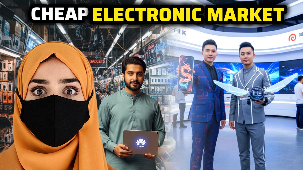 World's Largest Electronics Market in China 🇨🇳 | Shenzhen Cheap Electronic Market #electronic 